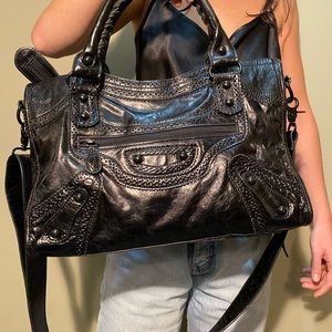 Large Danier Leather Bag